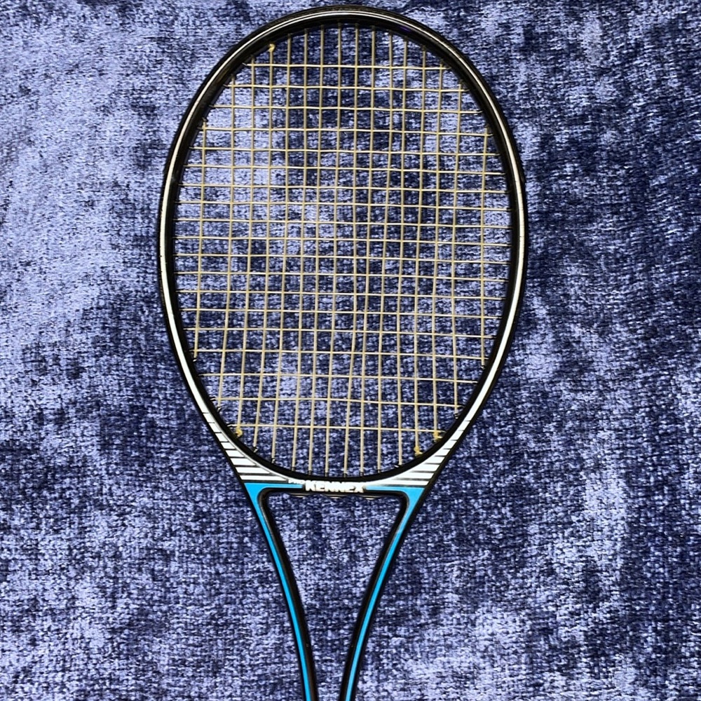 Kennex Tennis Racket with Blue and Black Design - Picture 2 of 4